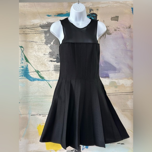Dior Dresses Christian Dior Black Mini Flare Dress Poshmark